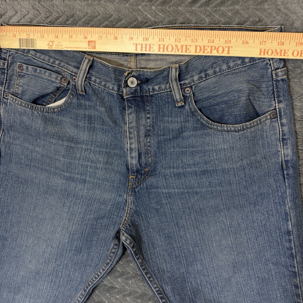 Vintage Levis 527 Jeans Mens 36x34 Blue Medium Wash Cotton Bootcut Denim Y2K - Picture 7 of 15